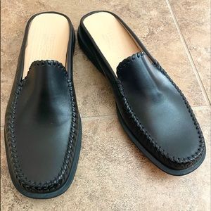 Salvatore Ferragamo leather mule loafer